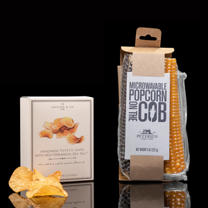 Jocelyn & Co Potato Chips & Petersen Farm Microwavable Popcorn 