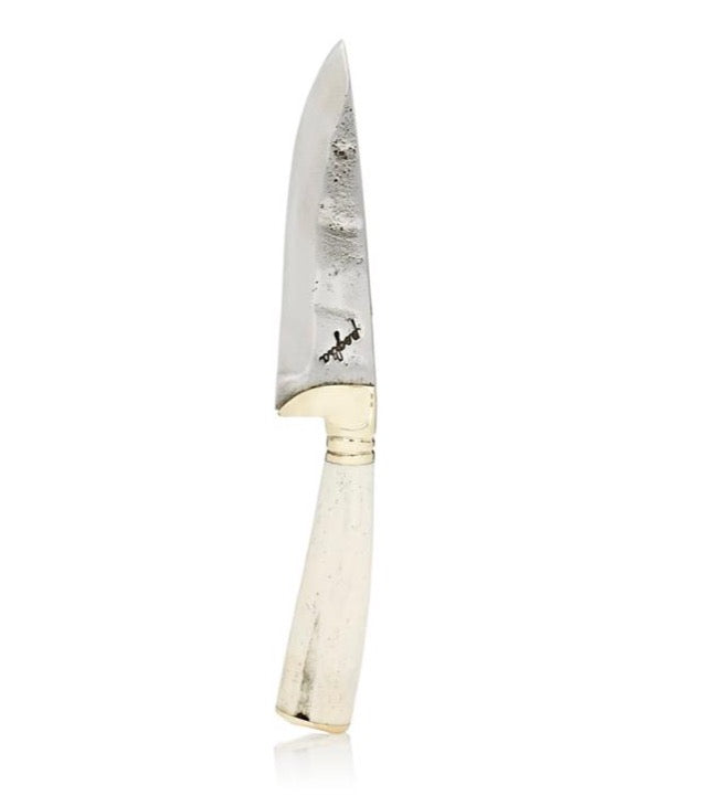 Poglia Signature Steak Knife (White Handle)