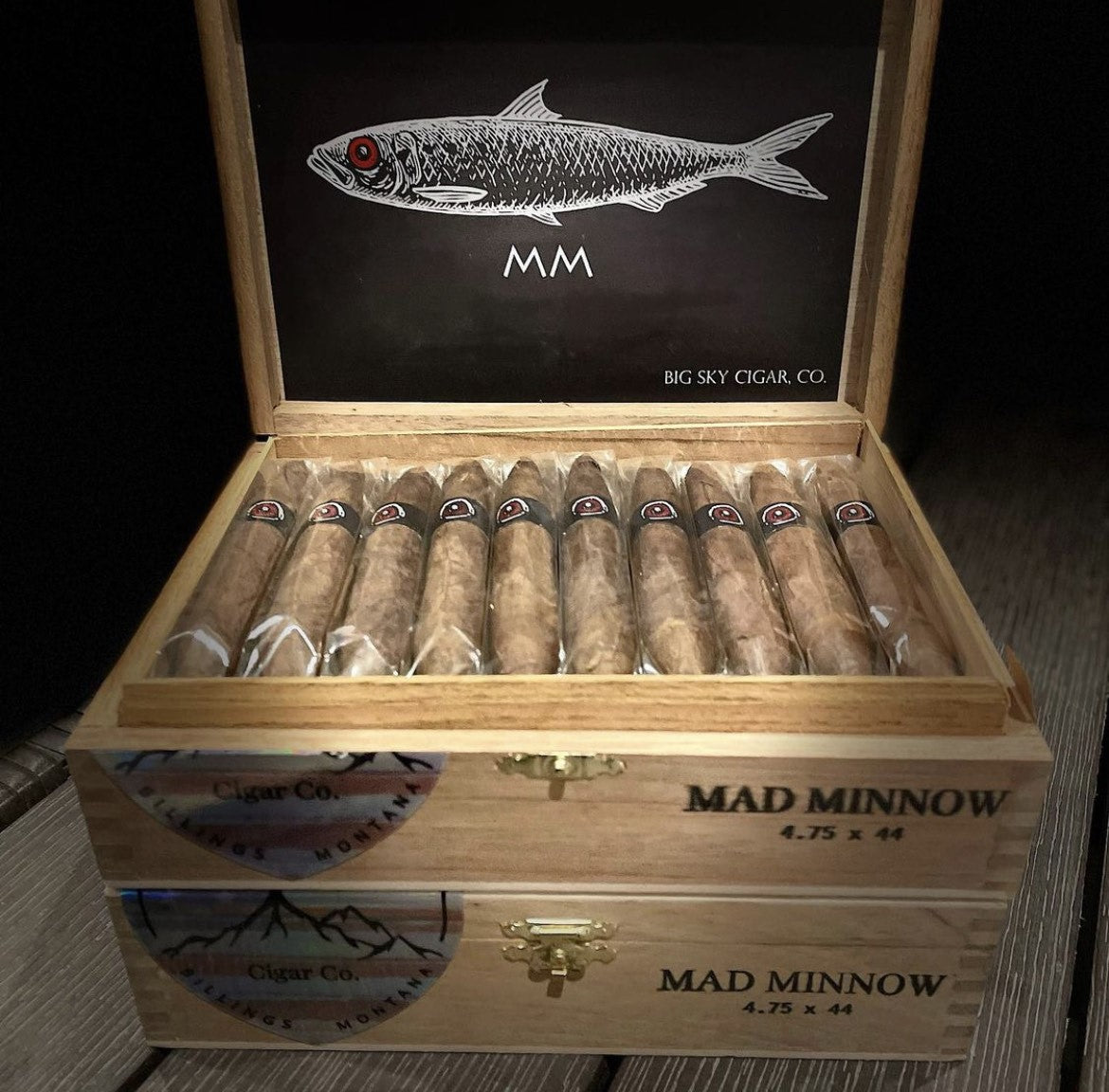 Big Sky Cigar: Mad Minnow Cigar Box
